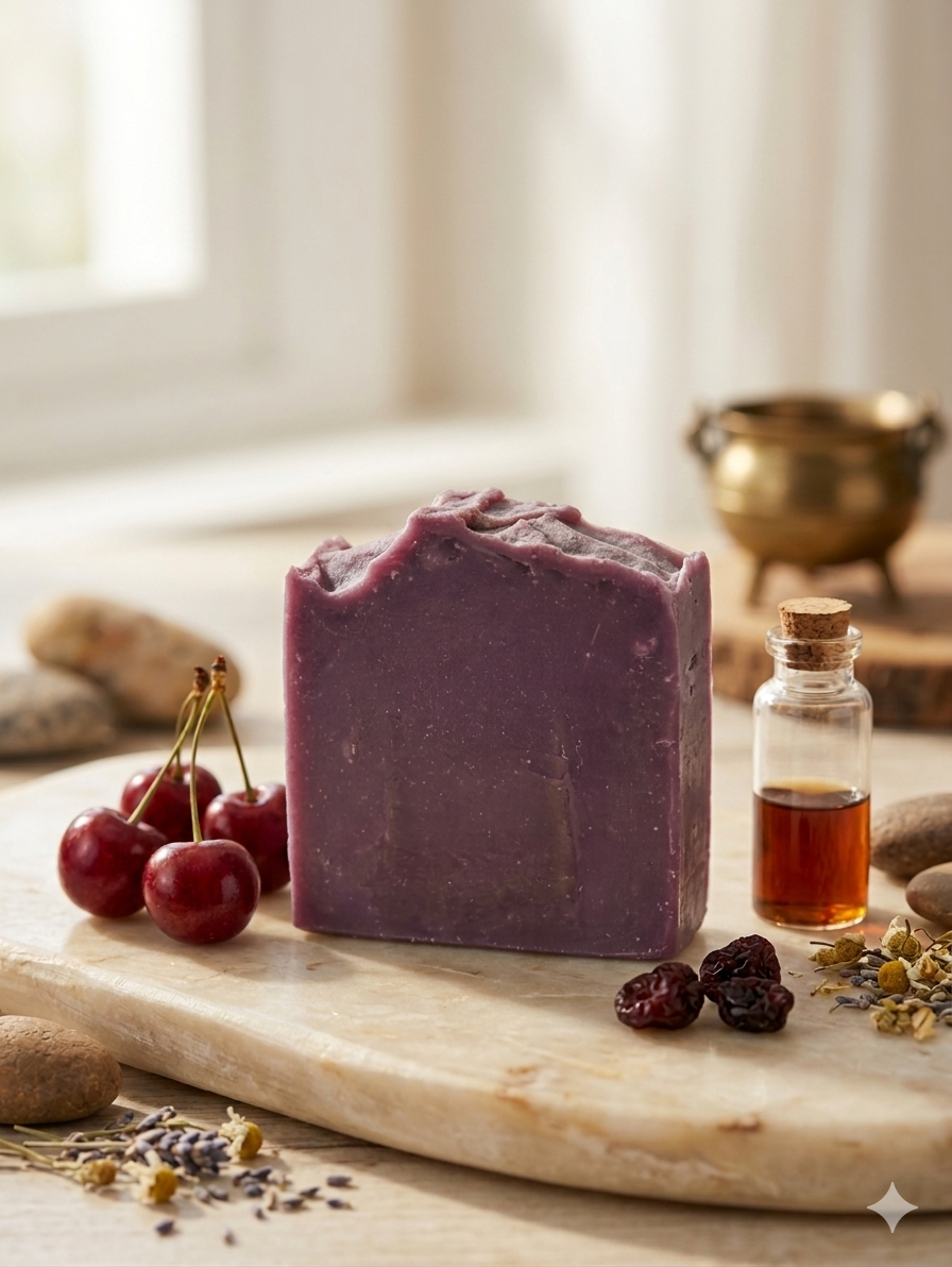 Blood Moon Cherry Natural Hand Crafted Soap